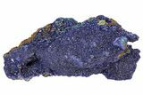 Sparkling Azurite Crystals with Malachite - Laos #179670-2